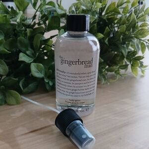 NWT Philosophy Gingerbread Man Body Spritz! Brand New & Sealed